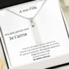 Le Collier Prénom "A Ma Fille" + La Carte "A Ma Fille" -Lesbijoux De Marilou 1 de9743f7 f3fc 4c27 8067 39221e4919da