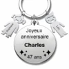 Le Porte-Clef "Joyeux Anniversaire XXX 47 Ans" - Prénom A Personnaliser -Lesbijoux De Marilou 46 96cd75cc 6386 4222 b721 a999e13d949c