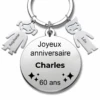 Le Porte-Clef "Joyeux Anniversaire XXX 60 Ans" - Prénom A Personnaliser -Lesbijoux De Marilou 59 bc60f03d b1fc 4d37 b93e 97a89249b370