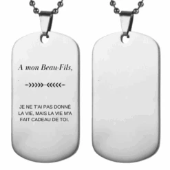 Collier Beau-Fils "A Mon Beau-Fils"