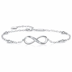 Bracelet Infini Femme En Argent