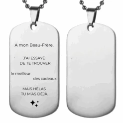 Collier Beau Frère Personnalisé