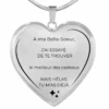 Collier Belle Sœur Personnalisé -Lesbijoux De Marilou Collier Belle Soeur Personnalise A ma Belle Soeur
