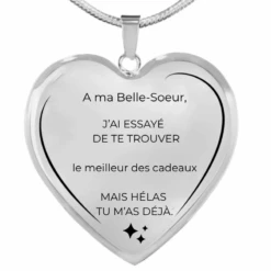 Collier Belle Sœur Personnalisé