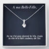Collier Chance A Ma Belle Fille + La Carte "A Ma Belle-Fille"