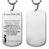Le Collier "A Mon Petit-Fils" - Personnalisation FACE -Lesbijoux De Marilou Le Collier A mon Petit Fils 1