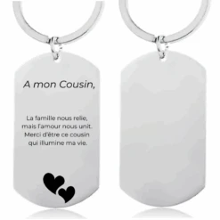 Porte Clé Personnalisé Cousin