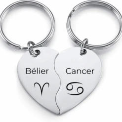 Porte-Clef Signe Astrologique Compatibilité Coeur