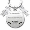 Porte-clé Personnalisé Joyeux Anniversaire Femme - A Personnaliser (Prénom/Age) 1 Porte-clé Personnalisé Joyeux Anniversaire Femme - A Personnaliser (Prénom/Age) -Lesbijoux De Marilou Porte cl personnalis Joyeux Anniversaire Femme personnalise