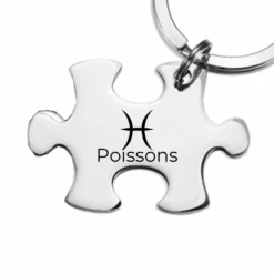 Puzzle Astrologie : Porte Clé Puzzle Signe Astrologique -Lesbijoux De Marilou Porte cle Puzzle poisson signe astrologique