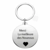 Porte Clé Merci Nounou - A Personnaliser