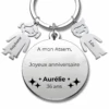 Porte-clé Personnalisé Joyeux Anniversaire Atsem - A Personnaliser (Prénom/Age) 2 Porte-clé Personnalisé Joyeux Anniversaire Atsem - A Personnaliser (Prénom/Age) -Lesbijoux De Marilou Porte cle personnalise Joyeux Anniversaire Atsem prenom