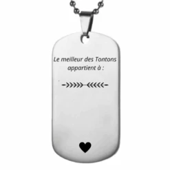 Collier Tonton "A Mon Tonton"